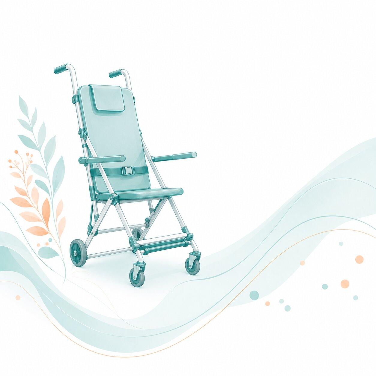 Krankenfahrt im Tragestuhl